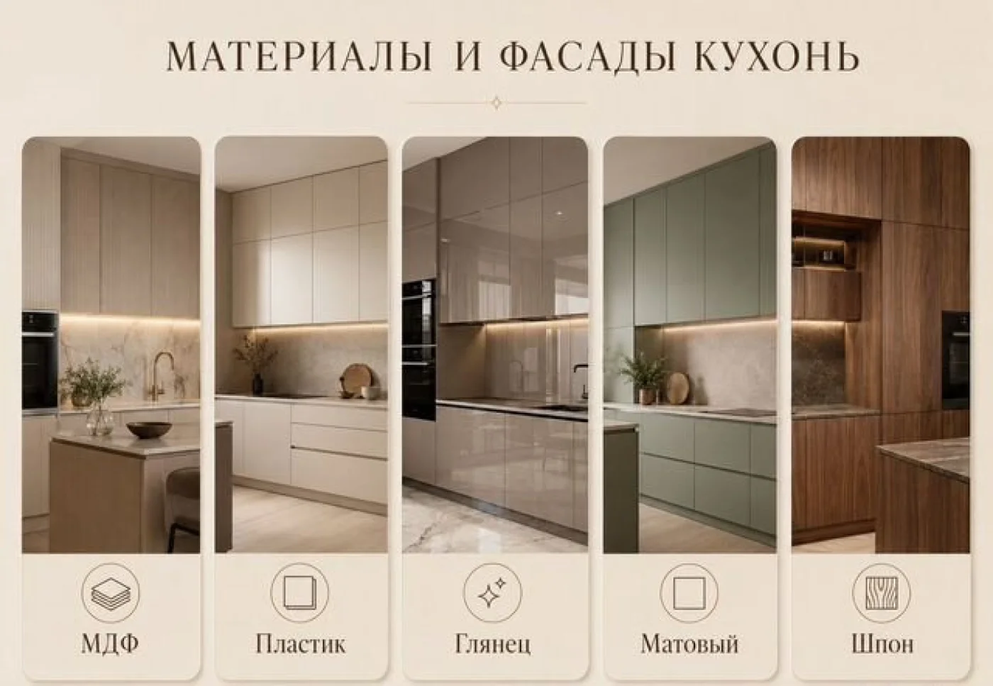 Кухня на заказ по размерам с гарантией 10 лет