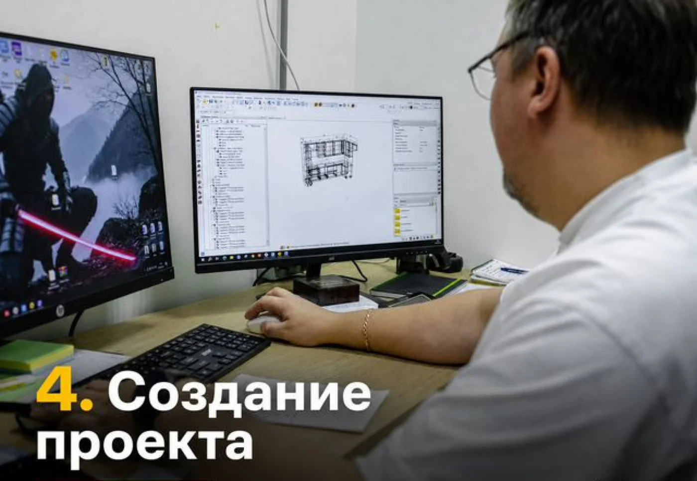 Кухня на заказ 217х62х207 черный матовый ЛДСП индивидуальные размеры