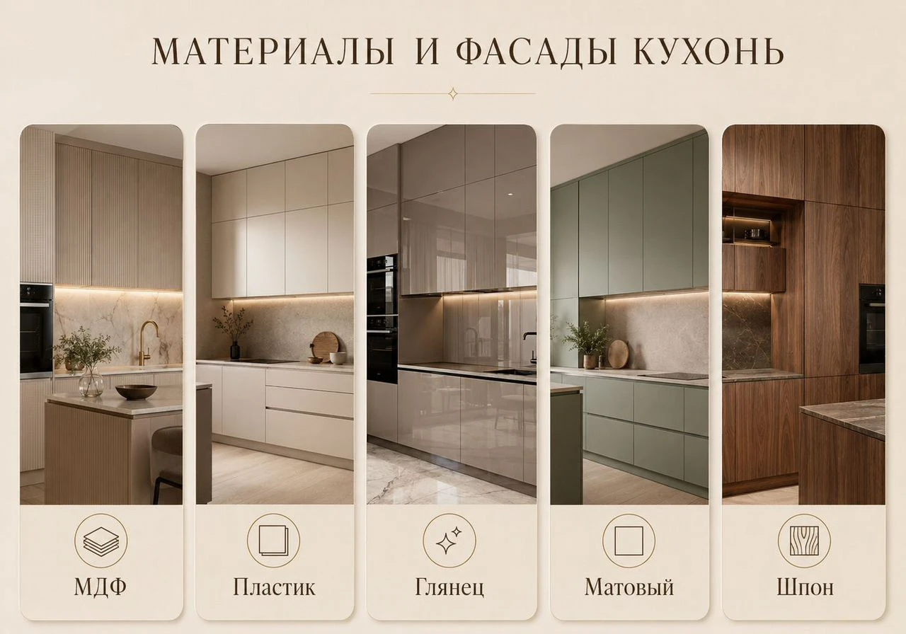 Кухни на заказ по индивидуальным размерам